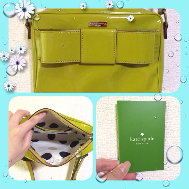 kate spade new york(ケイトスペードニューヨーク)のパテントリボンポシェット❤️ レディースのバッグ(ショルダーバッグ)の商品写真