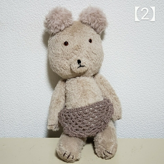 【2】Teddy Bear　light beige×pink　テディベア作家(ぬいぐるみ)