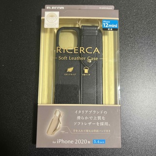 エレコム(ELECOM)のエレコム iPhone12 mini ケース カバー レザー ベルト PM-A2(モバイルケース/カバー)