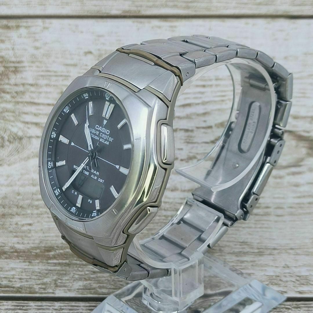 CASIO(カシオ)のWAVE CAPTOR　腕時計　メンズ　CASIO　SOLAR 5052　動作品 メンズの時計(腕時計(デジタル))の商品写真
