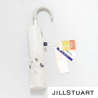 ジルスチュアート(JILLSTUART)の【新品タグ付き】ジルスチュアート 晴雨兼用折りたたみ中傘 カーボンファイバー(傘)