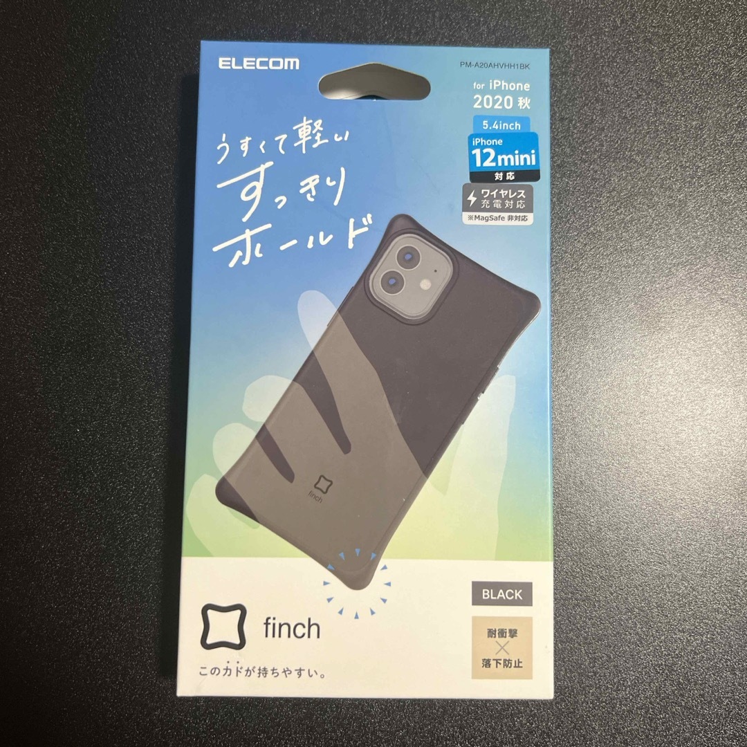 ELECOM(エレコム)のエレコム iPhone12 mini ケース カバー 耐衝撃 スリム PM-A2 スマホ/家電/カメラのスマホアクセサリー(モバイルケース/カバー)の商品写真