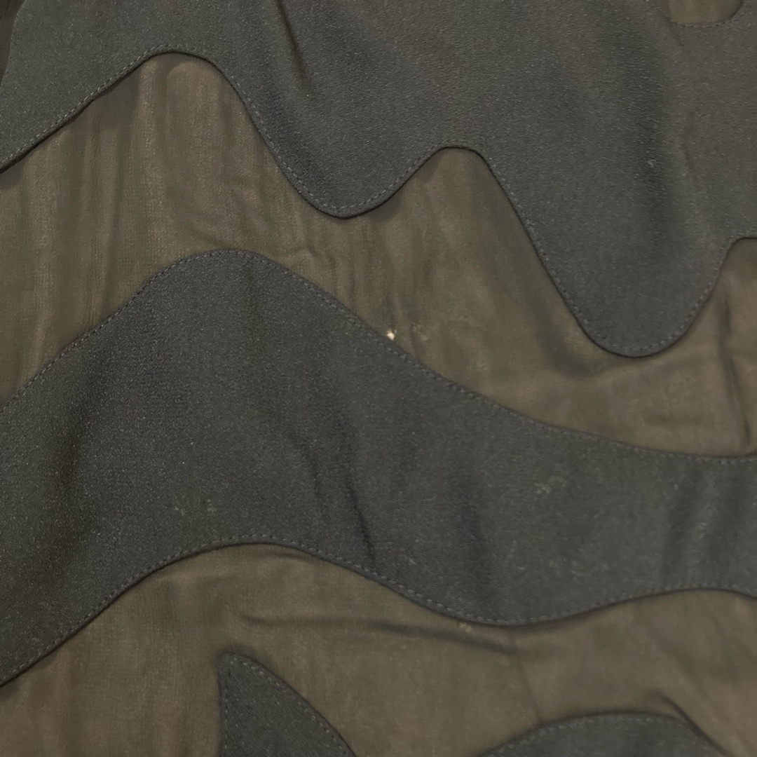 Sybilla(シビラ)のシビラ Sybilla チュニック シャツ カットソー シースルー 黒色 40 レディースのトップス(チュニック)の商品写真