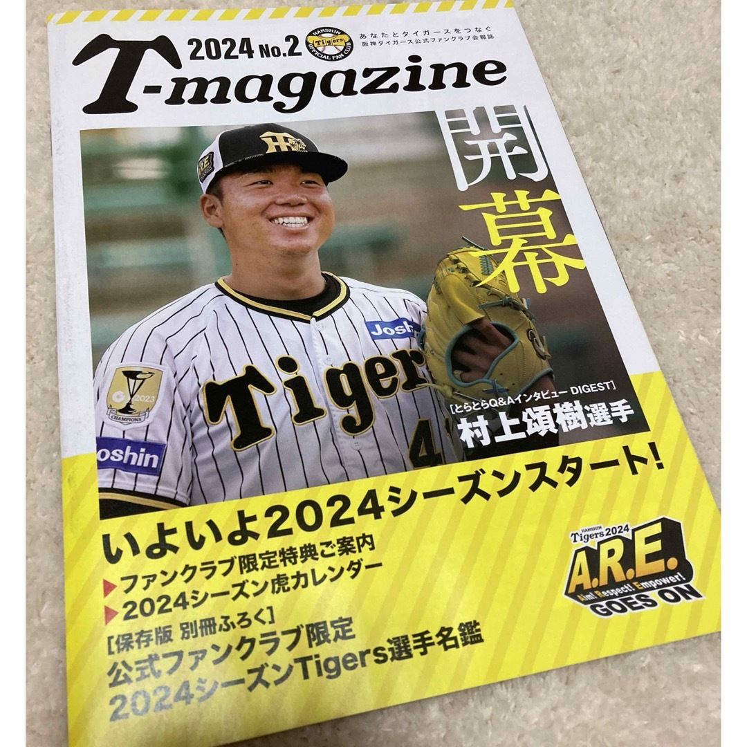 阪神タイガース(ハンシンタイガース)の阪神タイガースファンクラブ会報誌✧*｡ スポーツ/アウトドアの野球(応援グッズ)の商品写真