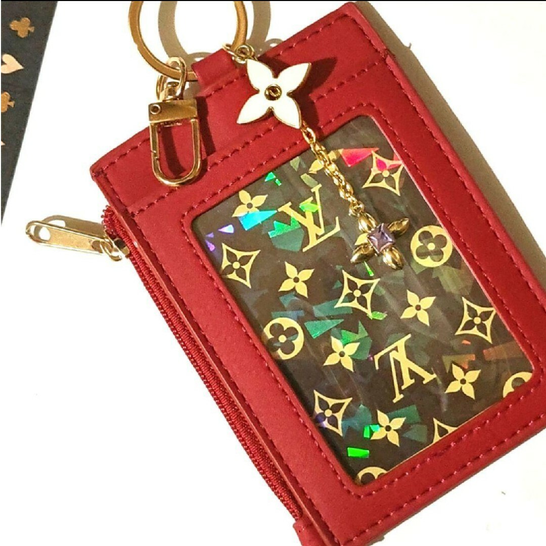 LOUIS VUITTON(ルイヴィトン)のミニ財布パスケース⭐LOUIS VUITTONモノグラムトランプ１枚　財布R15 レディースのファッション小物(パスケース/IDカードホルダー)の商品写真