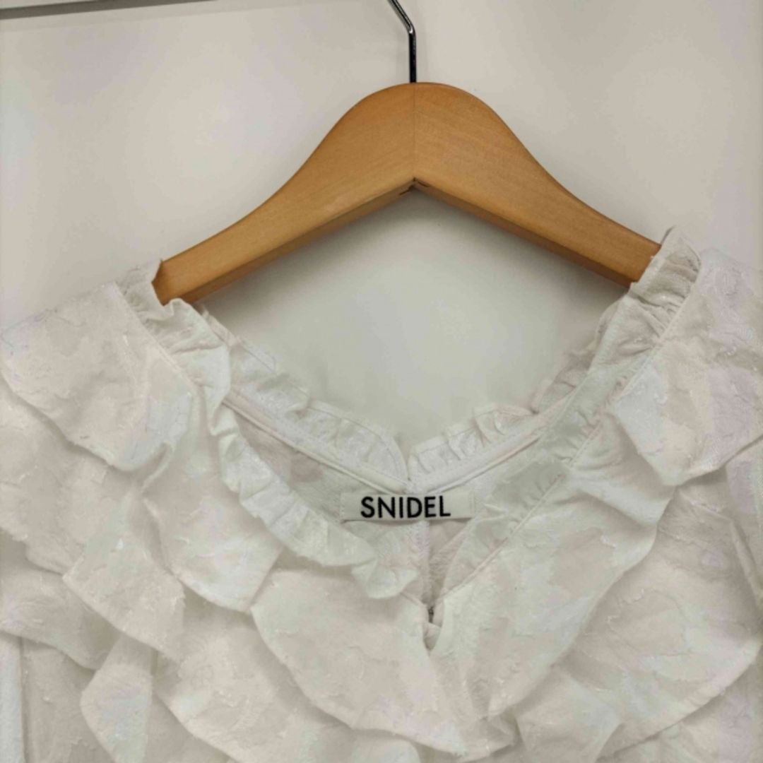 SNIDEL(スナイデル)のsnidel(スナイデル) フリル レース S/S ワンピース  レディース レディースのワンピース(その他)の商品写真