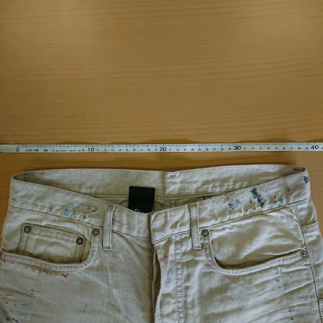 DIOR HOMME(ディオールオム)のDior HOMME エディ期ペンキ加工デニム メンズのパンツ(デニム/ジーンズ)の商品写真