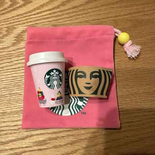 スターバックスコーヒー(Starbucks Coffee)のスタバ ミニカップギフト ※チケットなし(小物入れ)