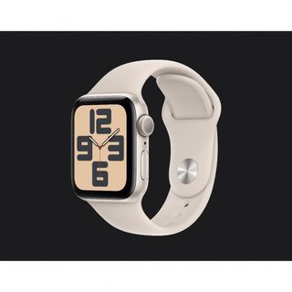 アップルウォッチ(Apple Watch)の【新品・未使用】apple watch se 第二世代　40mm スターライト(腕時計(デジタル))