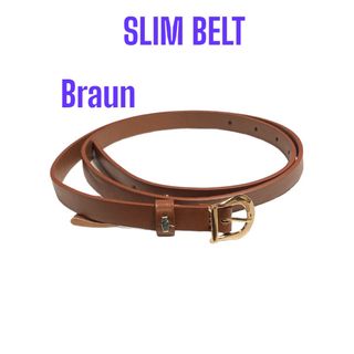 SLIM BELT Braun(ベルト)