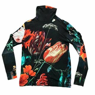 19AW Paul Smith ポールスミス タートルネック 花柄 長袖シャツ