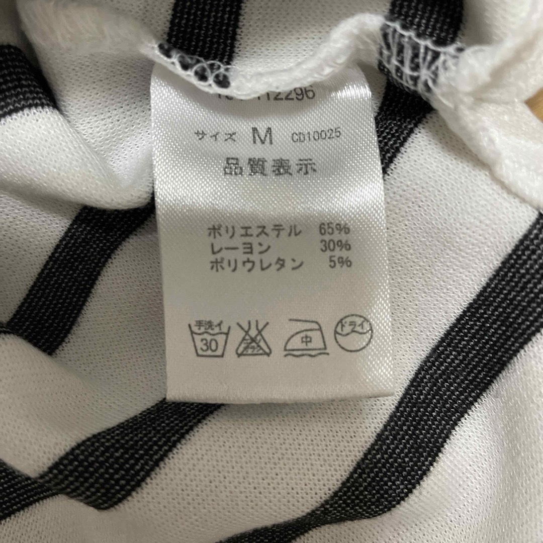 INGNI(イング)のINGNI ボーダー柄カットソー 7部丈　M レディースのトップス(カットソー(長袖/七分))の商品写真