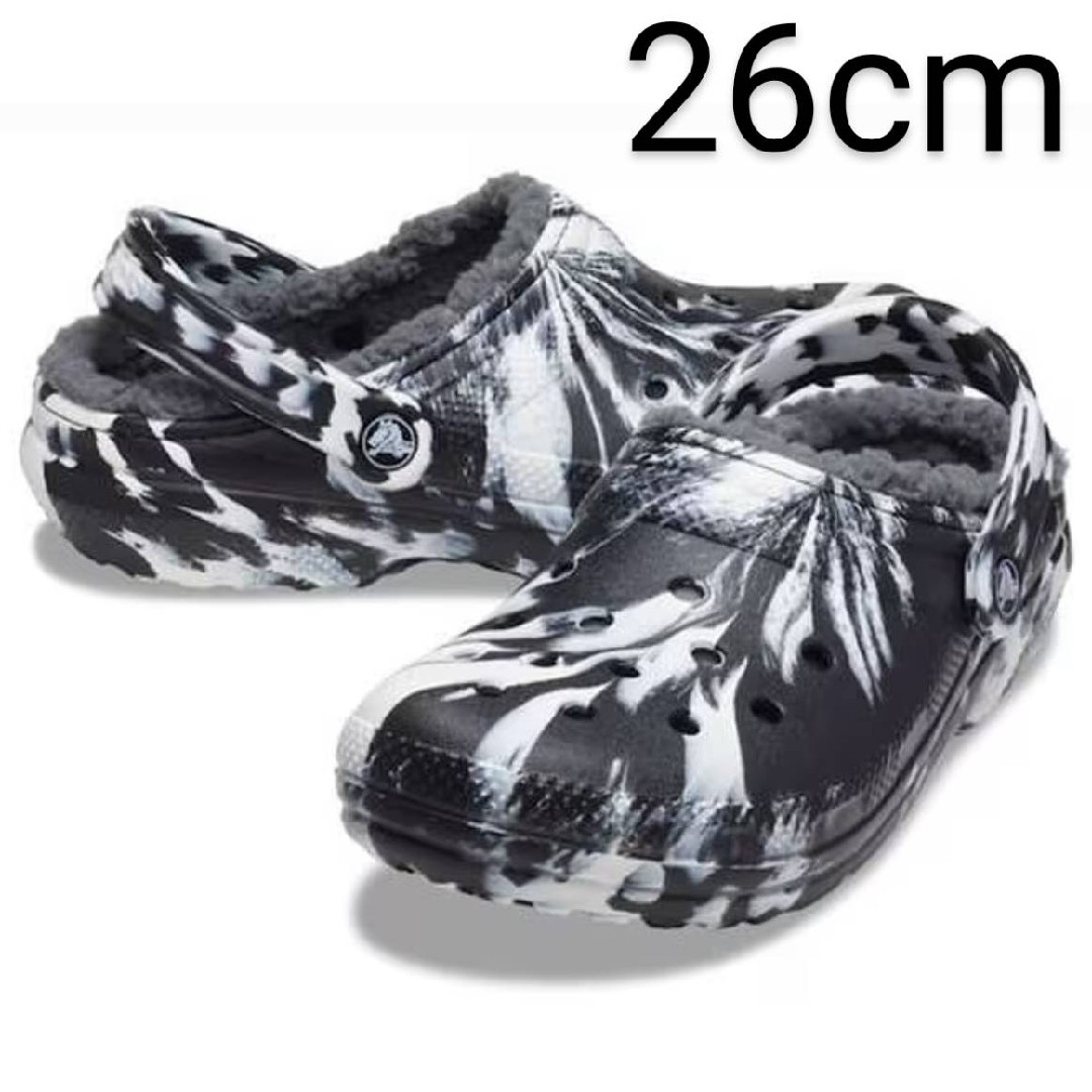 crocs(クロックス)の[新品] クロックス クラシックス ラインド マーブル クロッグ ボア付き 26 メンズの靴/シューズ(サンダル)の商品写真