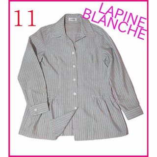 ラピーヌブランシュ(LAPINE BLANCHE)の【LAPINE BLANCHE/ラピーヌブランシェ】ストライプシャツブラウス　(シャツ/ブラウス(長袖/七分))