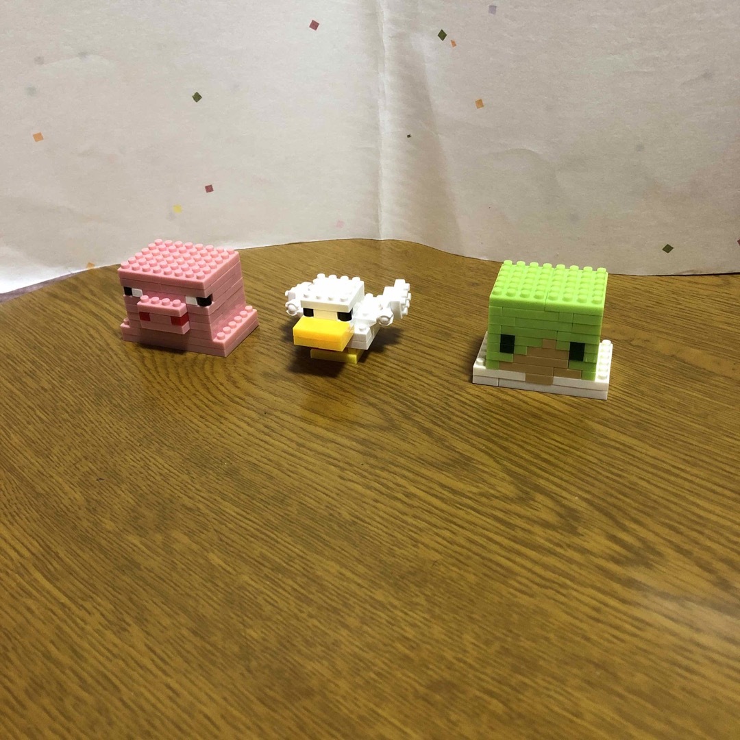 プチブロック Minecraft ぶた ニワトリ ふうはや  ヒカキン エンタメ/ホビーのおもちゃ/ぬいぐるみ(キャラクターグッズ)の商品写真