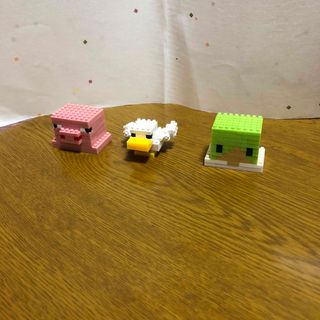 プチブロック Minecraft ぶた ニワトリ ふうはや  ヒカキン(キャラクターグッズ)