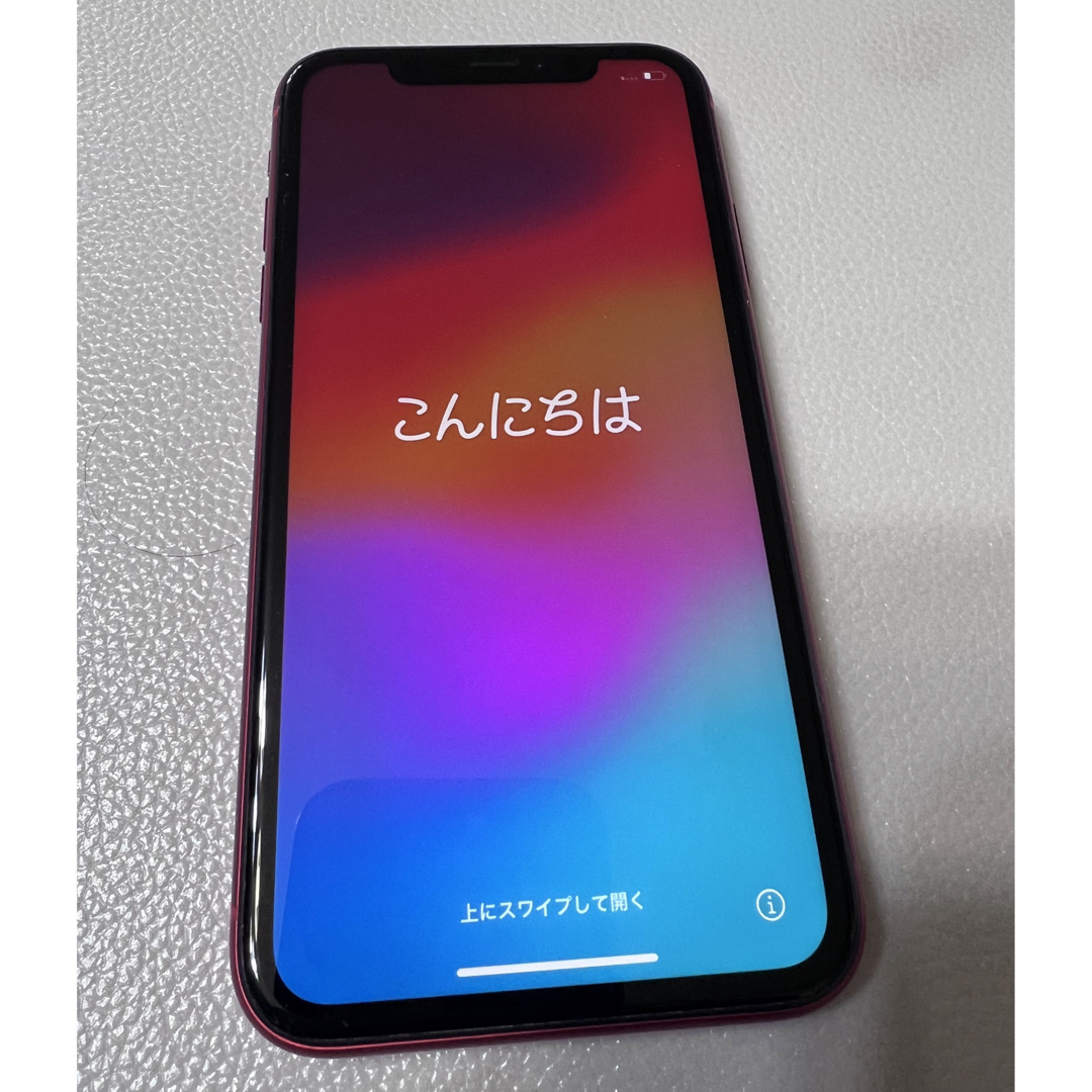 iPhone(アイフォーン)のiPhone XR 64GB （PRODUCT）RED SIMフリー スマホ/家電/カメラのスマートフォン/携帯電話(スマートフォン本体)の商品写真