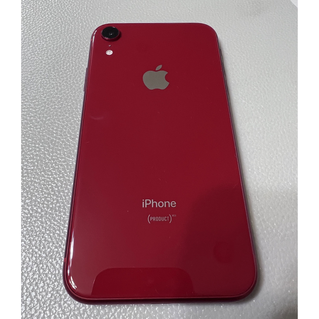 iPhone(アイフォーン)のiPhone XR 64GB （PRODUCT）RED SIMフリー スマホ/家電/カメラのスマートフォン/携帯電話(スマートフォン本体)の商品写真