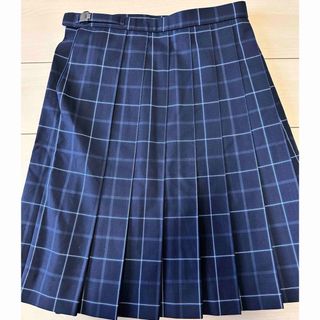 制服 チェック プリーツ スカート W69 丈56(ひざ丈スカート)