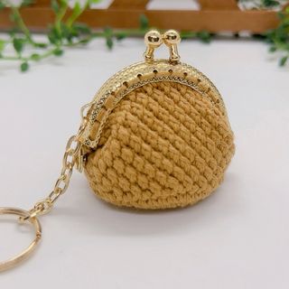 がま口 キーホルダー  ハンドメイド 財布 小銭入れ 可愛い 小物入れ ポーチ (コインケース/小銭入れ)