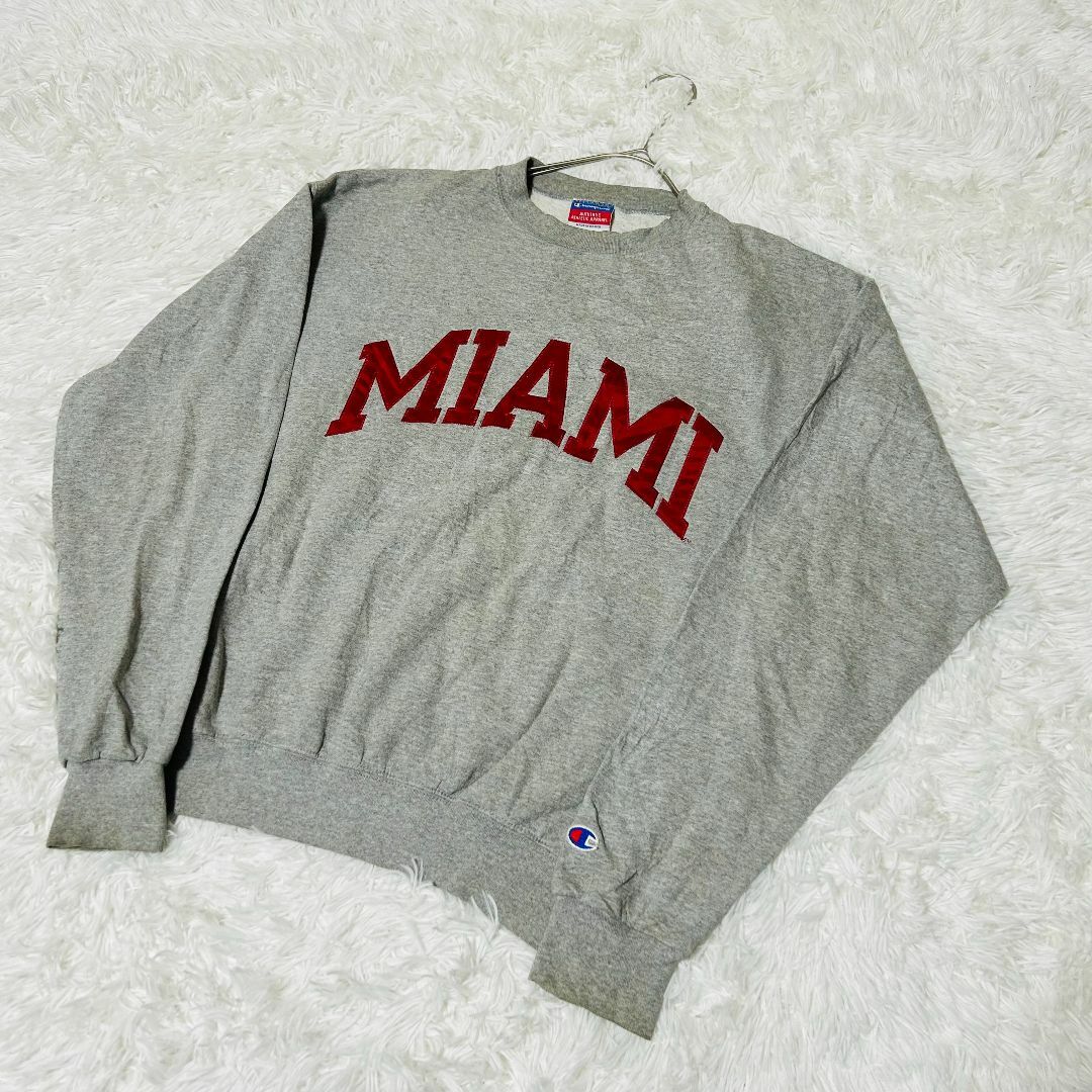 Champion(チャンピオン)の【US古着】チャンピオン スウェット M グレー ✓3831 メンズのトップス(その他)の商品写真