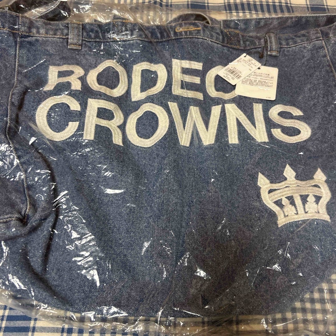 RODEO CROWNS WIDE BOWL(ロデオクラウンズワイドボウル)のロデオ★ LOGO SP COLOR TOTE（ライトブルー） レディースのバッグ(トートバッグ)の商品写真