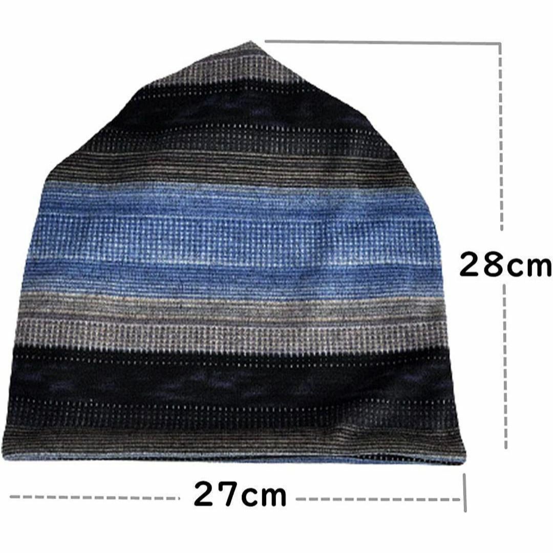ニット帽 秋冬 男女兼用 ニット帽 ターバン ヘアバンド ネックウォーマー メンズの帽子(ニット帽/ビーニー)の商品写真
