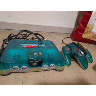 ニンテンドウ64(NINTENDO 64)のNintendo 64 本体 コントローラー コード セット(家庭用ゲーム機本体)