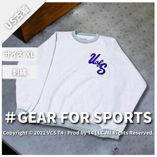 【US古着】 GEAR FOR SPORTS スウェット XL 白 ✓3819(その他)