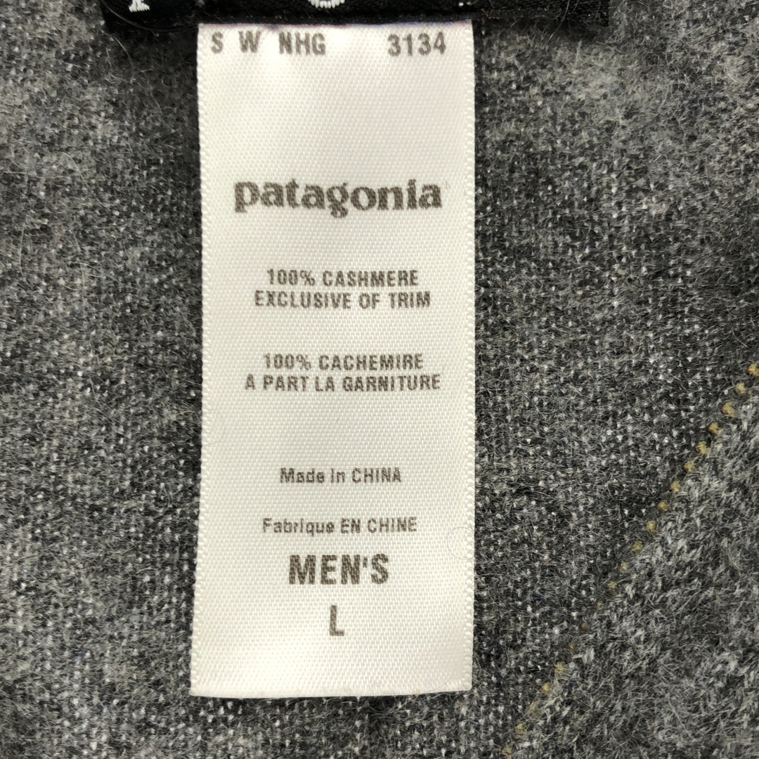 patagonia(パタゴニア)のパタゴニア カシミヤセーター ニット 50925F0 カシミヤ100％ Lサイズ メンズのトップス(ニット/セーター)の商品写真