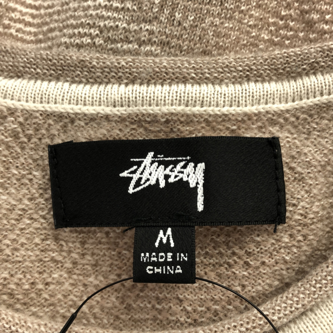 STUSSY(ステューシー)のSTUSSY ステューシー シャドー ストライプ セーター ニット Mサイズ メンズのトップス(ニット/セーター)の商品写真