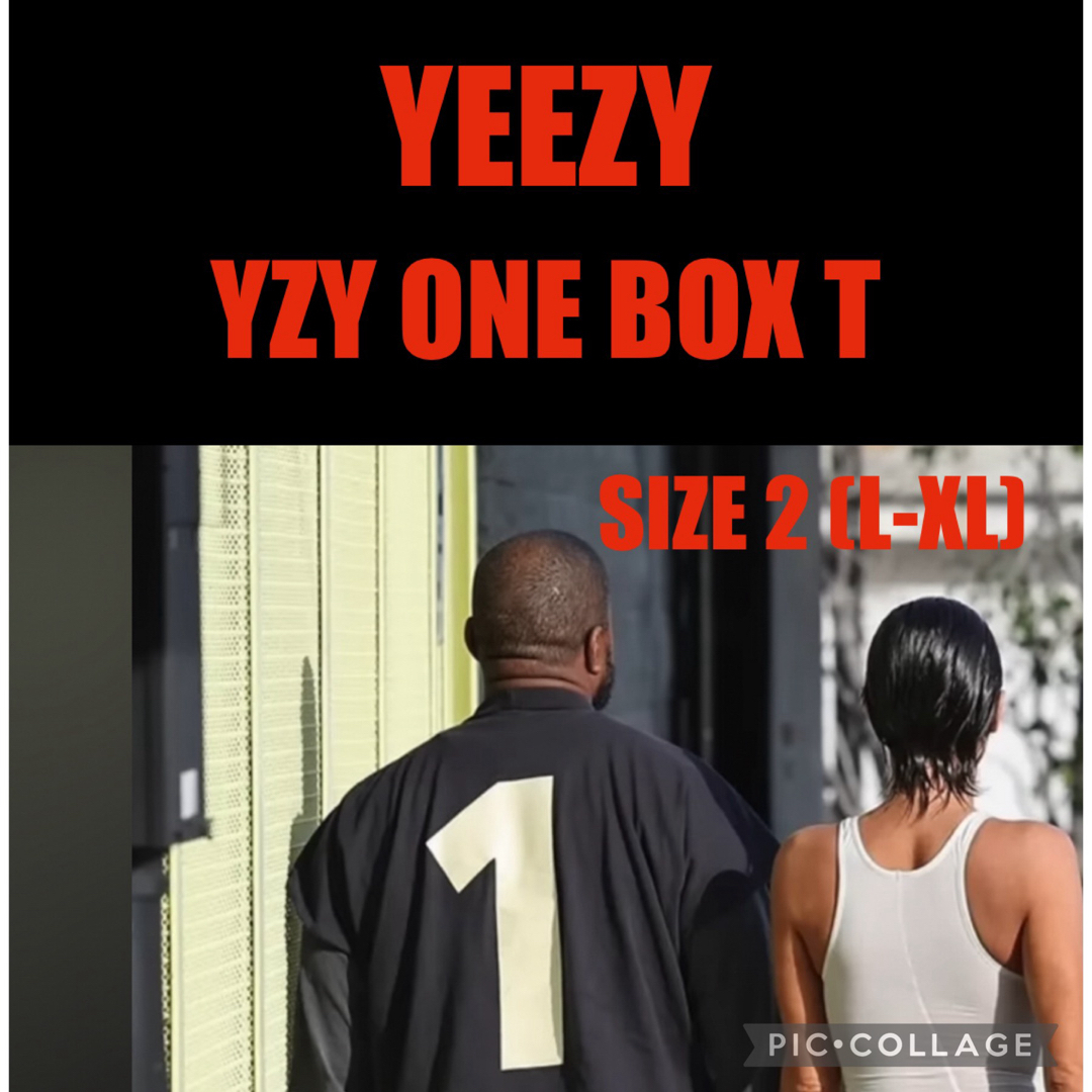 新品　YEEZY YZY ONE BOX T サイズ2 メンズのトップス(Tシャツ/カットソー(半袖/袖なし))の商品写真