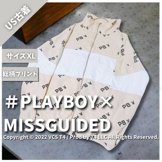 PLAYBOY - 【US古着】プレイボーイ ミスガイデッド スウェット XL ジップ ✓3816