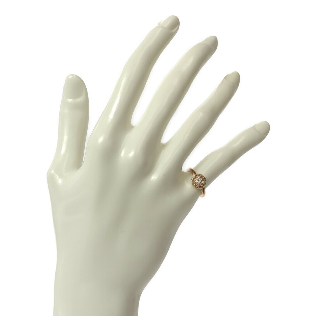 4℃ ヨンドシー K18PG 18金ピンクゴールド フラワーモチーフ お花 4℃ ヨンドシー K18PG 18金ピンクゴールド フラワーモチーフ お花