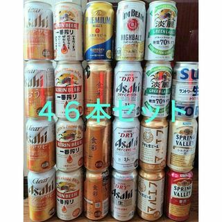 【匿名配送】ビール、焼酎、ハイボール46本詰め合わせ(ビール)