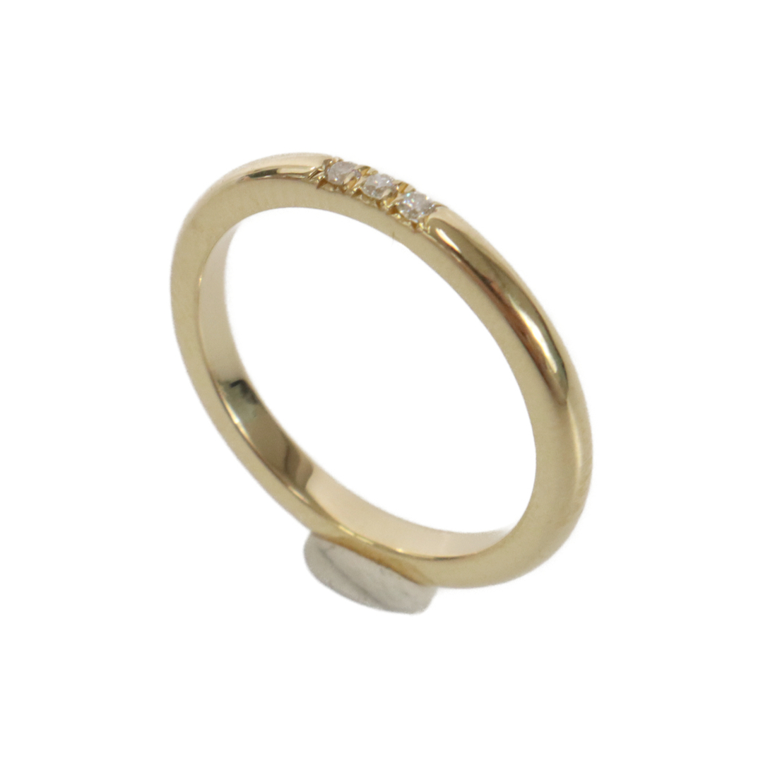 Tiffany & Co.(ティファニー)のTIFFANY & CO. Tiffany ティファニー Au750 18金イエローゴールド K18 ダイヤ3P クラシック バンドリング 指輪 約7.5号 ジュエリー アクセサリー レディースのアクセサリー(リング(指輪))の商品写真