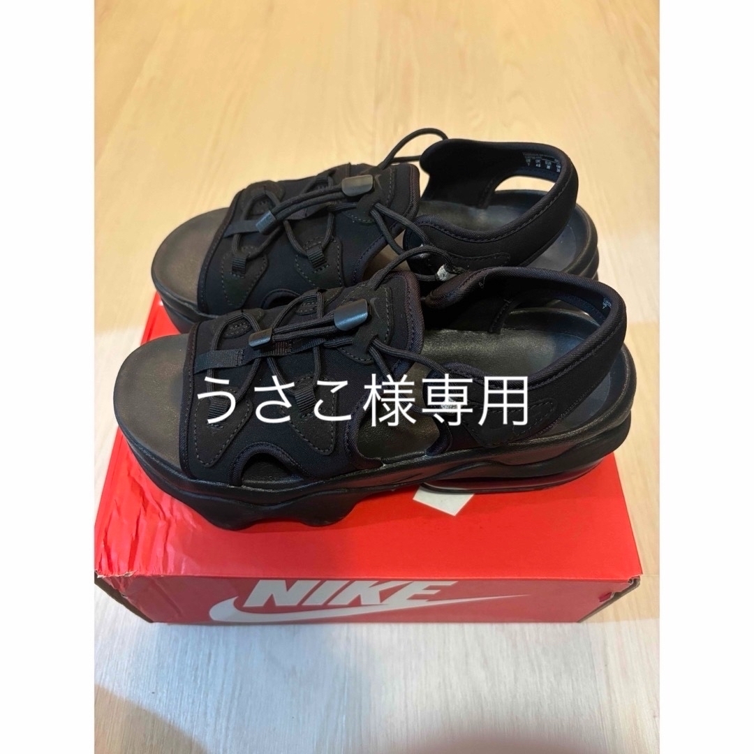 NIKE(ナイキ)のNIKE エアマックスココ　ブラック　JP24 レディースの靴/シューズ(サンダル)の商品写真