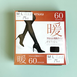 Atsugi - ATSUGI やわらか発熱タイツ 60デニール 黒