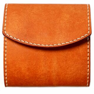 色:OrangeIrideScent 三つ折り財布 小さい財布 ミニ財布 小(その他)