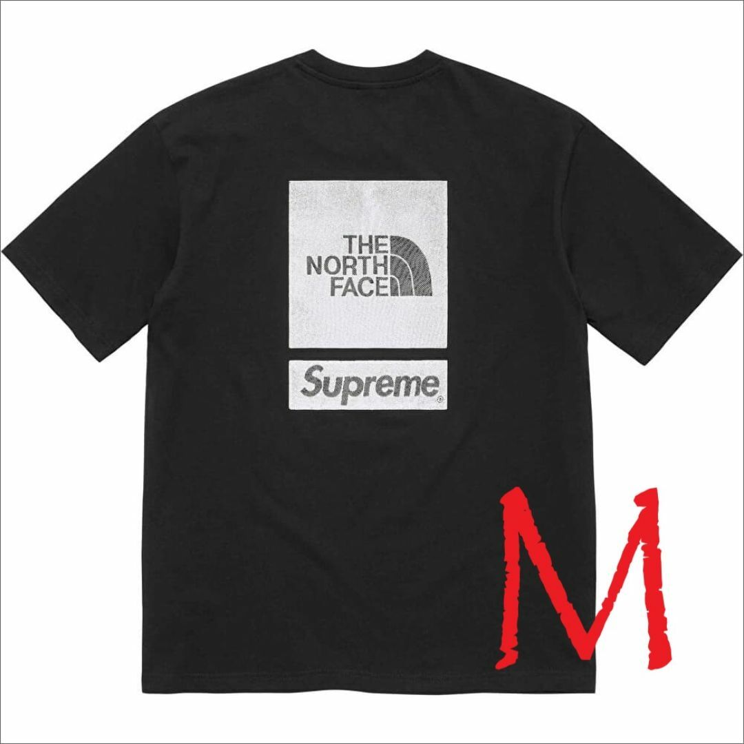 Supreme(シュプリーム)のSupreme The North Face S/S Top Black M メンズのトップス(Tシャツ/カットソー(半袖/袖なし))の商品写真