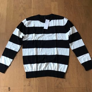 ボーダーニット　3XL(ニット/セーター)