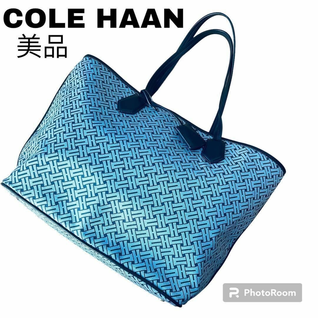 Cole Haan(コールハーン)の【美品】COLE HAAN コールハーン　シグネチャーウィーブ　トート　バッグ レディースのバッグ(トートバッグ)の商品写真