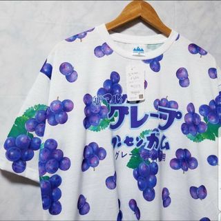 グレープガム  デザイン  駄菓子  新品  Tシャツ  半袖シャツ  Mサイズ(Tシャツ/カットソー(半袖/袖なし))