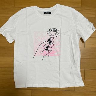 ベルシュカ(Bershka)のBershka  白Tシャツ　(Tシャツ(半袖/袖なし))