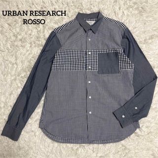 良品 URBAN RESEARCH ROSSO ギンガムチェック シャツ