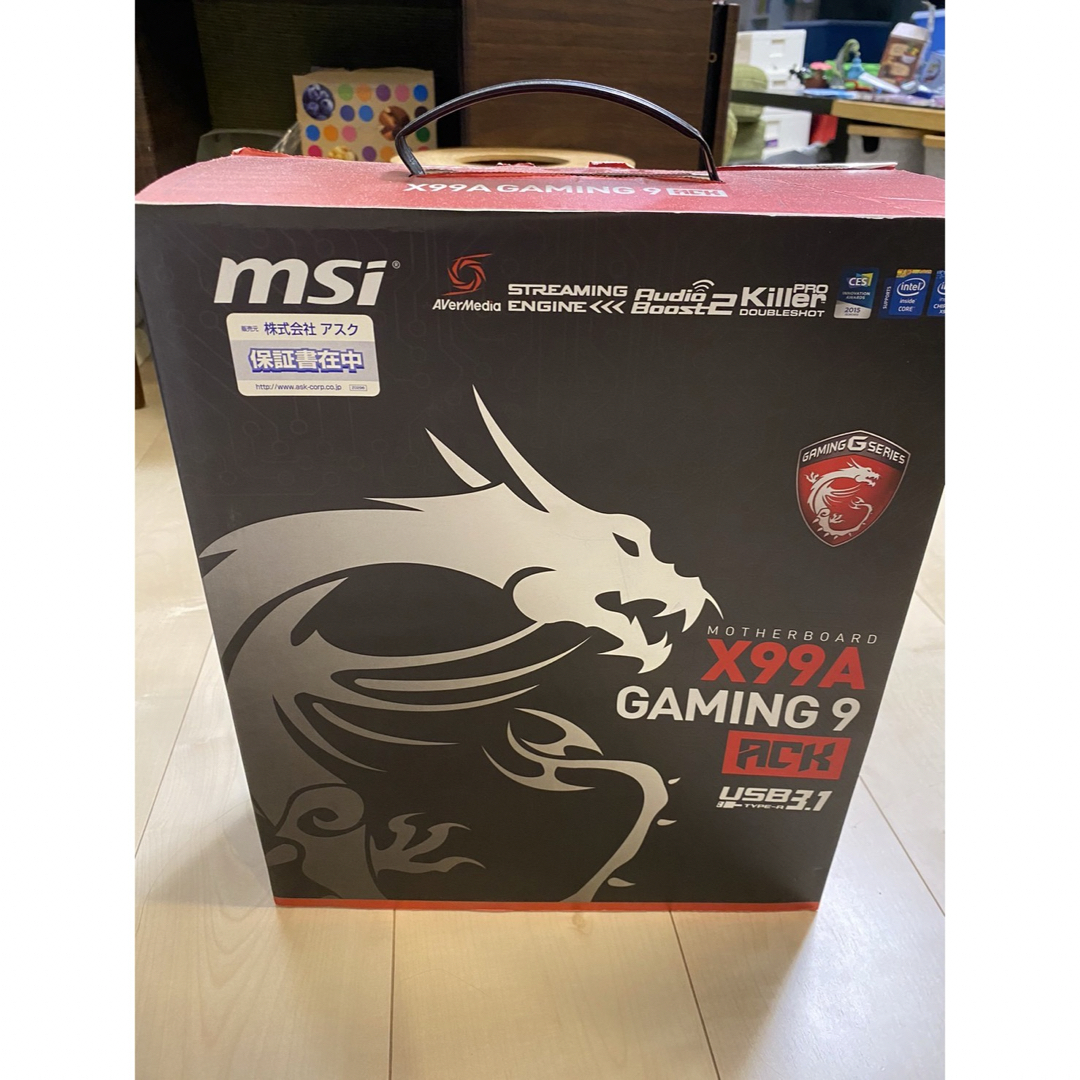 msi(エムエスアイ)のmsi gaming9 マザーボード X99A 美品 スマホ/家電/カメラのPC/タブレット(PCパーツ)の商品写真