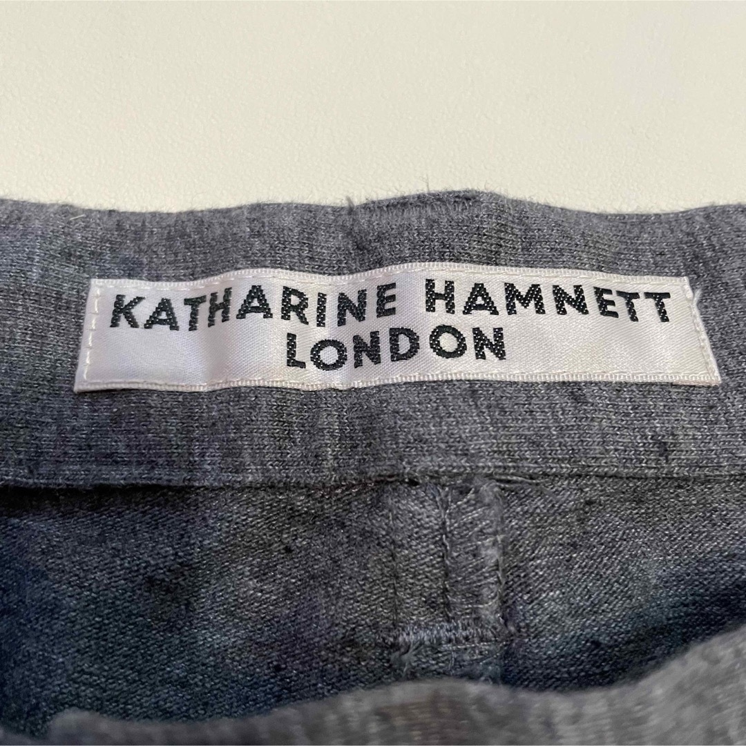 KATHARINE HAMNETT(キャサリンハムネット)のKATHARINE HAMNETT LONDON コットンスラックス　グレー メンズのパンツ(スラックス)の商品写真