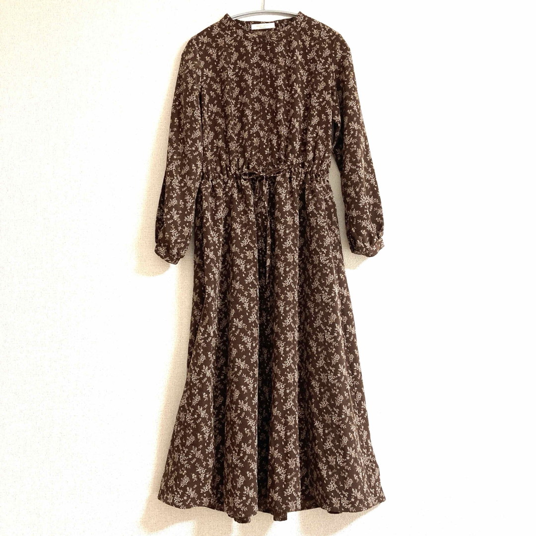 chocol raffine robe(ショコラフィネローブ)の美品　chocol rafine ショコラフィネローブ　花柄　ロングワンピース レディースのワンピース(ロングワンピース/マキシワンピース)の商品写真