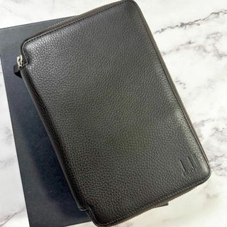 ダンヒル(Dunhill)のダンヒル✨長財布 ダブルジップ トラベルケース レザー オーガナイザー クラッチ(セカンドバッグ/クラッチバッグ)