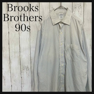 ブルックスブラザース(Brooks Brothers)のブルックスブラザーズ 長袖ストライプシャツ90s Z1138(シャツ)